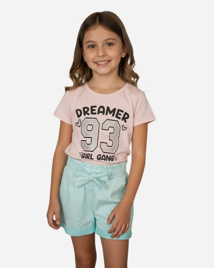 Conjunto de Niña Blusa + Short Ref. 44012-001