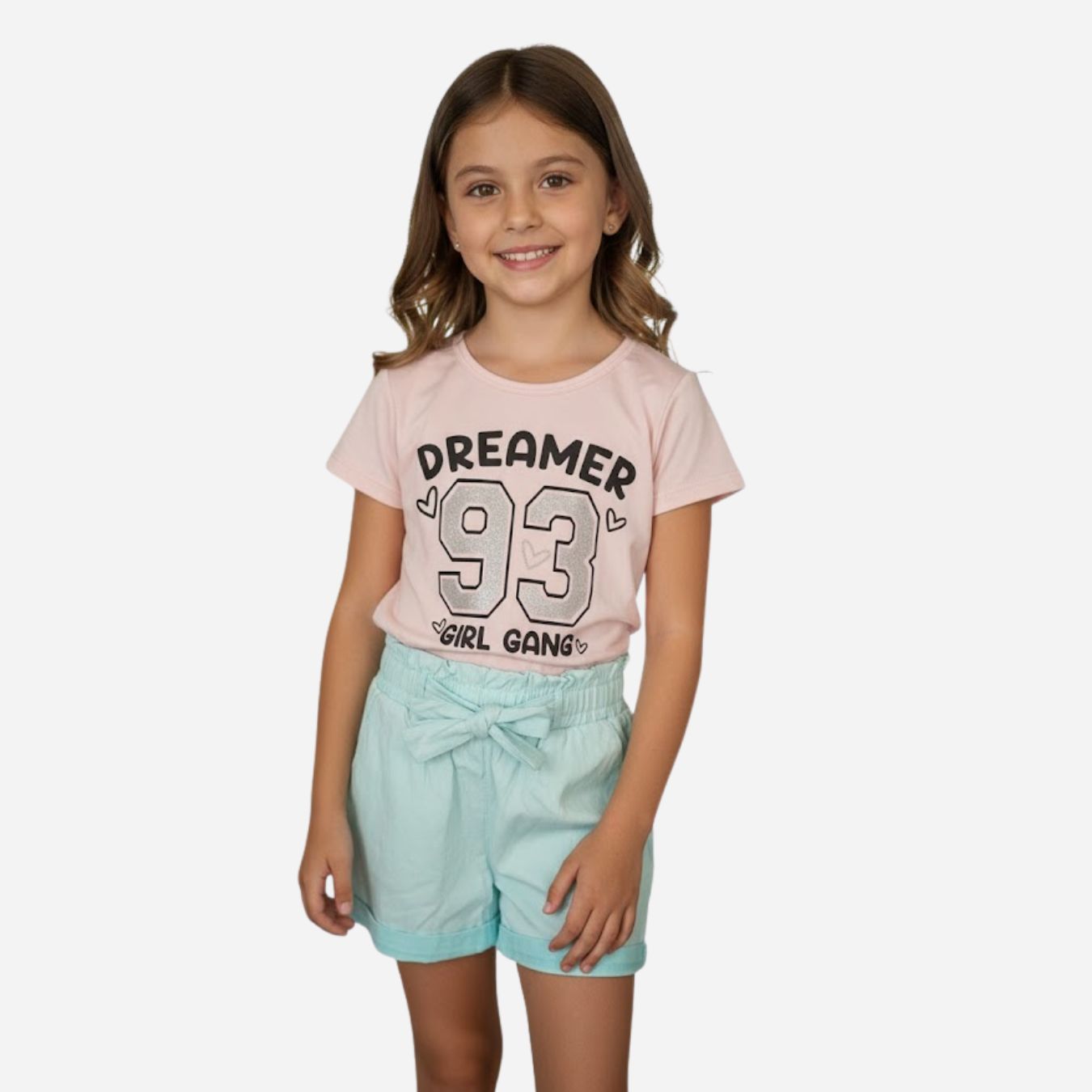 Conjunto de Niña Blusa + Short Ref. 44012-001