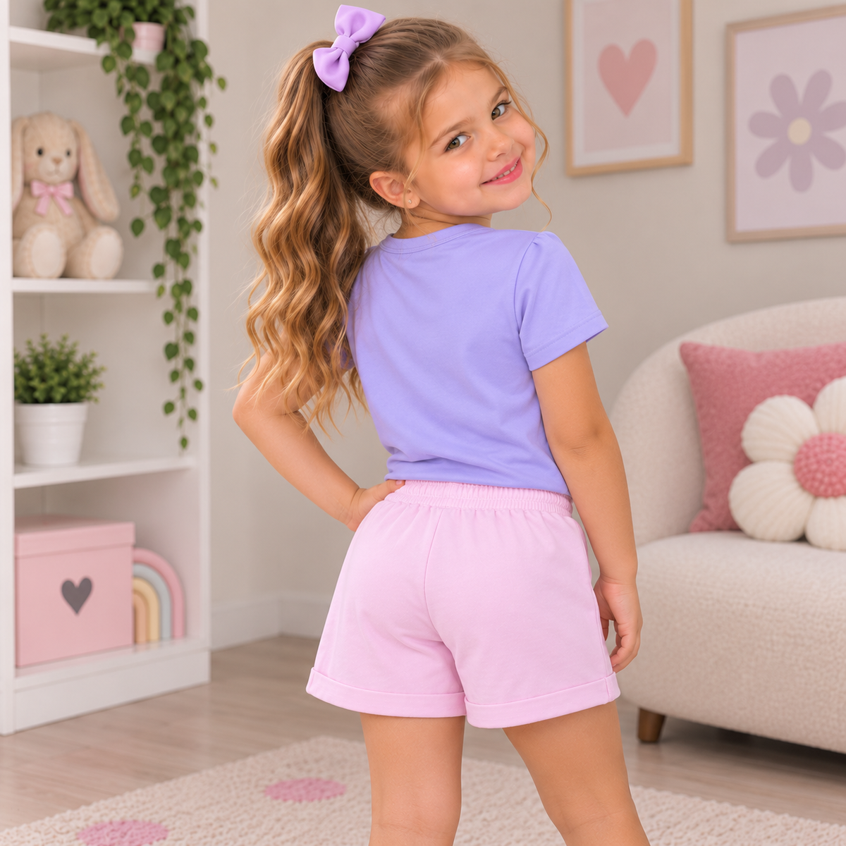 Conjunto de Niña Blusa + Short Ref. 44016-002-1