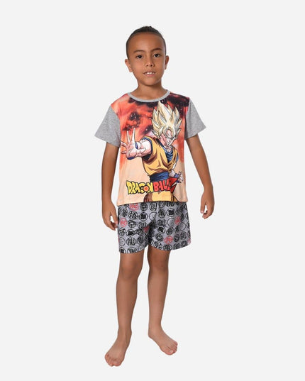 Pijama de Niño Camiseta/Pantaloneta Marca Dragon Ball Ref. 46000-Z