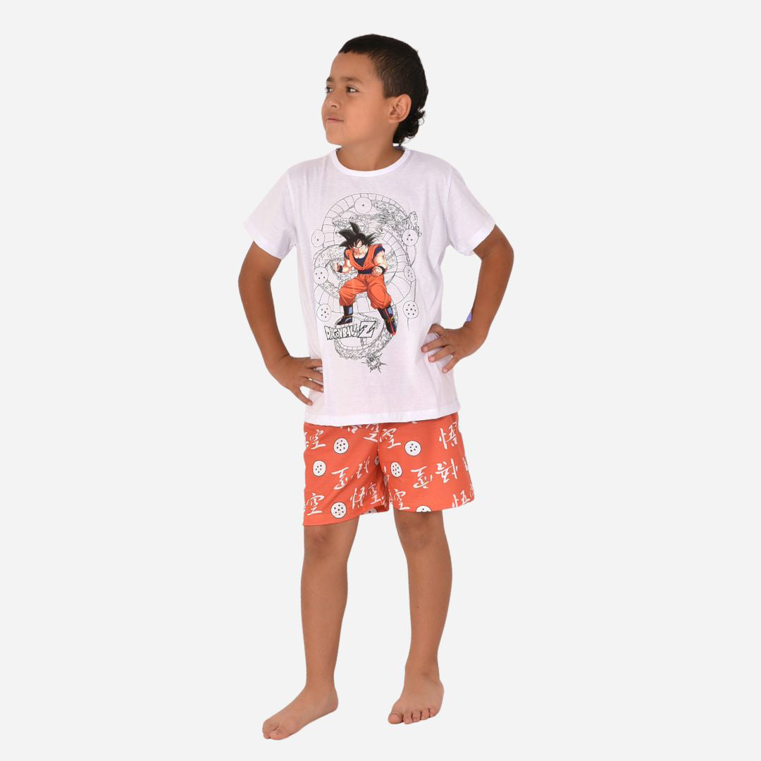 Pijama De Niño Camiseta + Pantaloneta Dragon Ball Z Ref. 46005