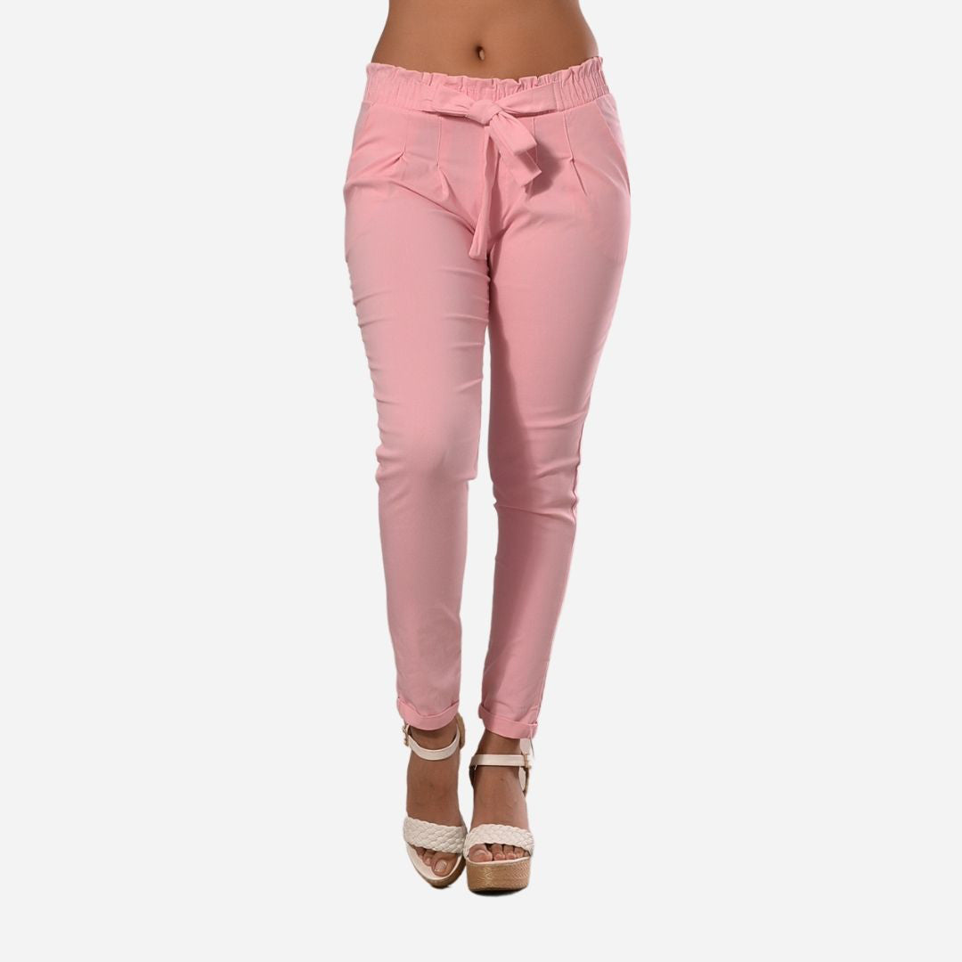 Pantalón Resorte Y Prenses Colores Moda Ref. 461