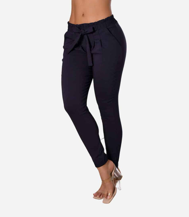 Pantalón Resorte Y Prenses Colores Básicos Ref.461