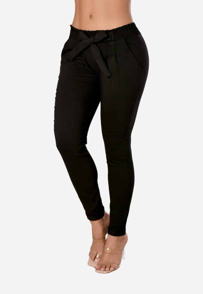 Pantalón Resorte Y Prenses Colores Básicos Ref.461