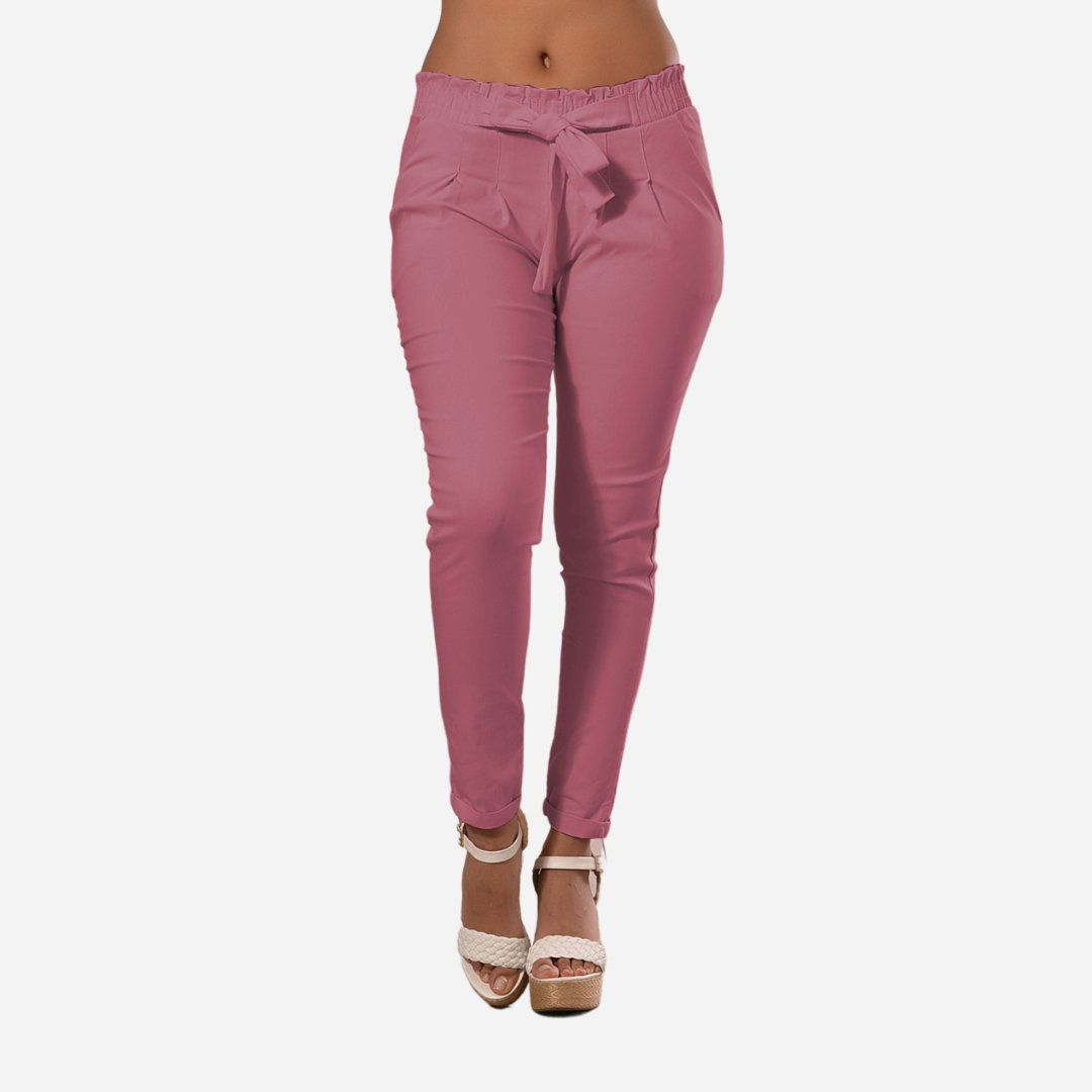 Pantalón Resorte Y Prenses Colores Moda Ref. 461