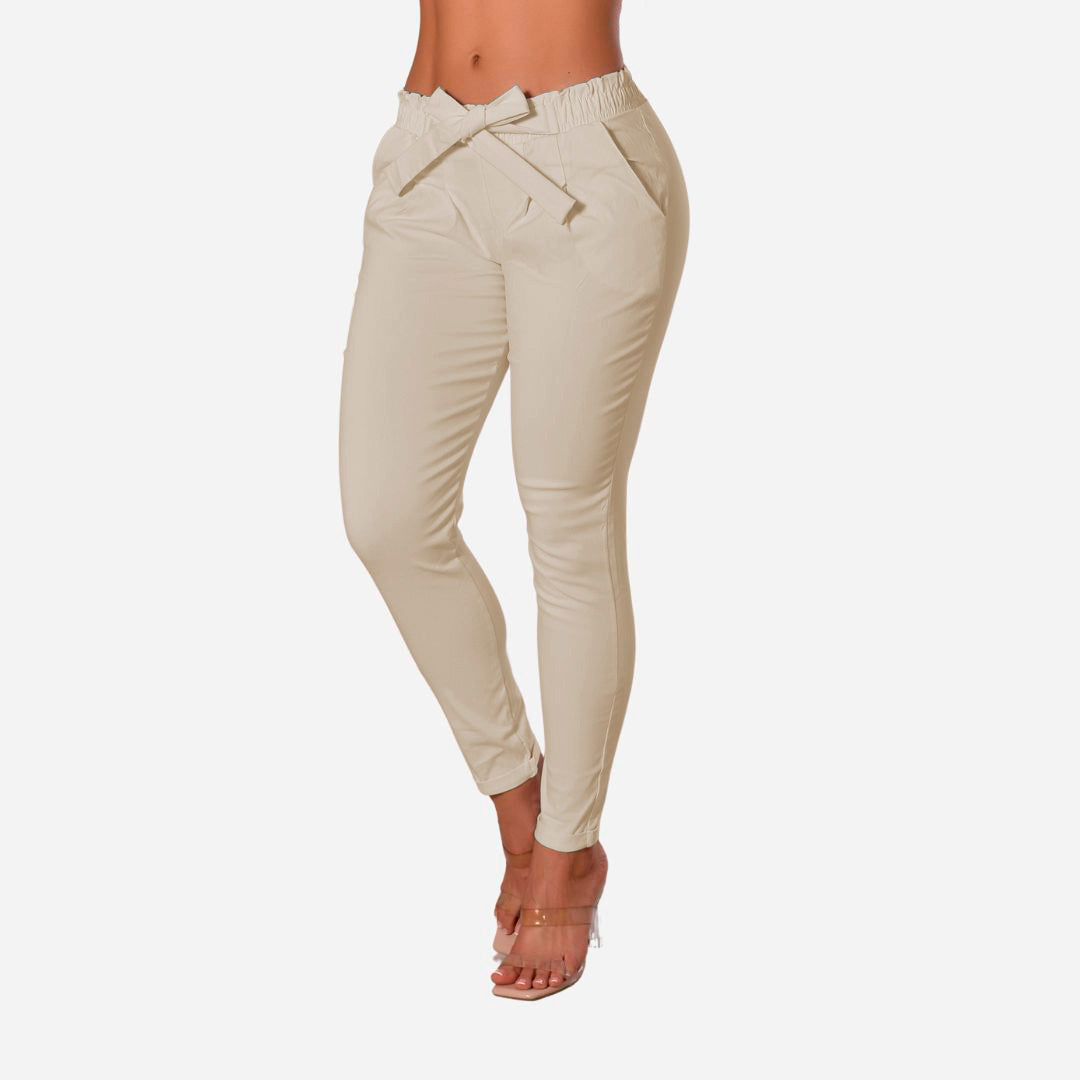 Pantalón Resorte Y Prenses Colores Moda Ref. 461