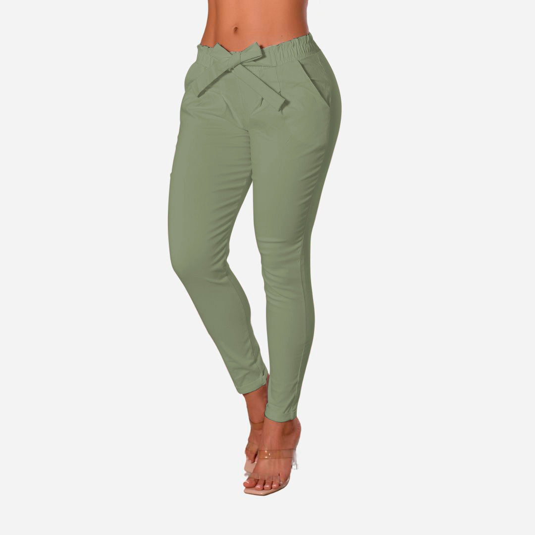 Pantalón Resorte Y Prenses Colores Moda Ref. 461