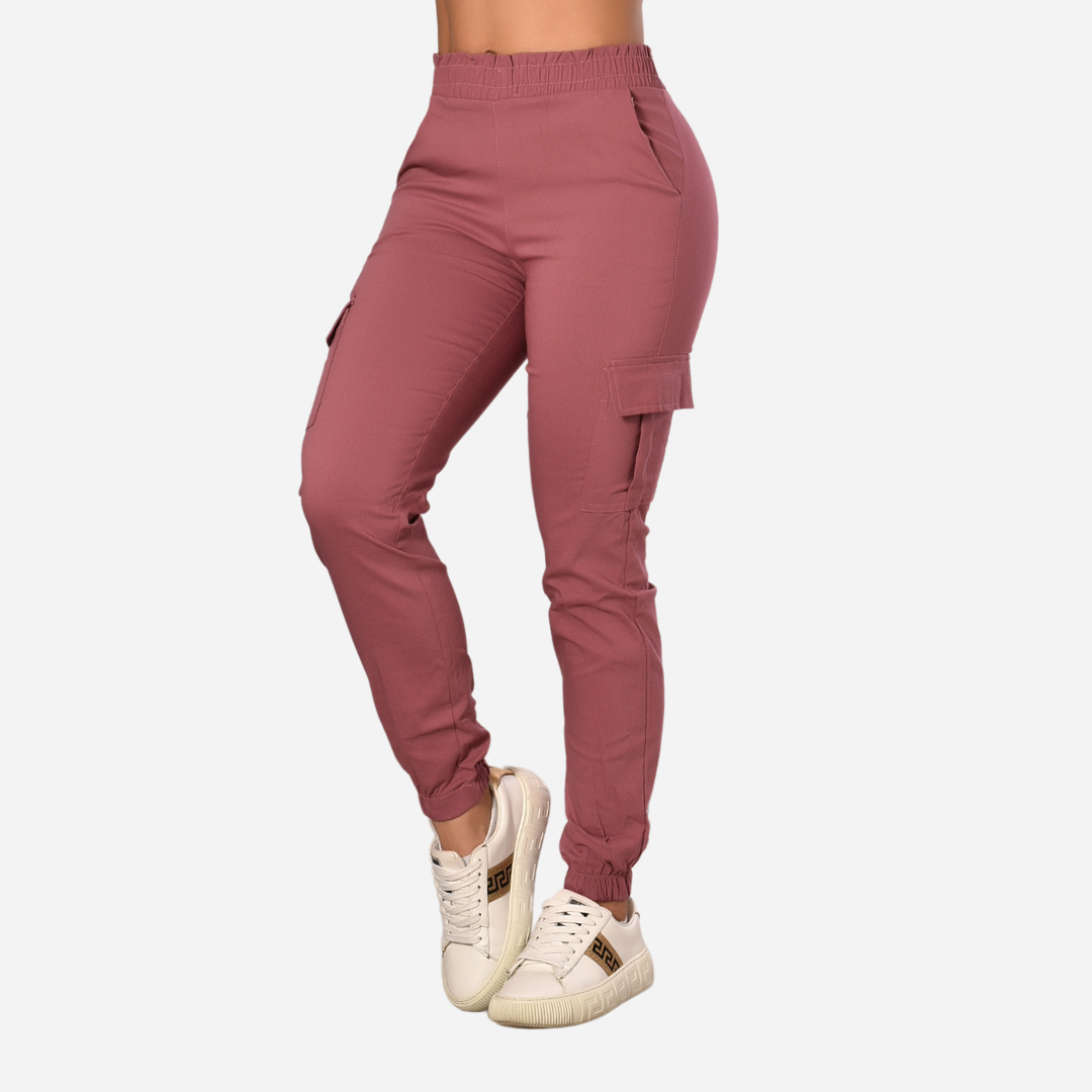 Pantalones camuflados rosados sale