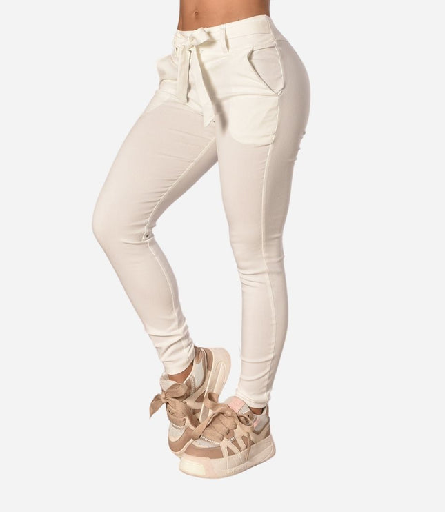 Pantalón De Dama Con Anudado Ref. 472