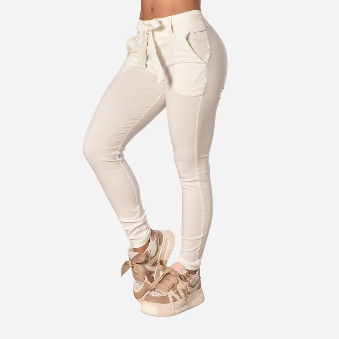 Pantalón De Dama Con Anudado Ref. 472