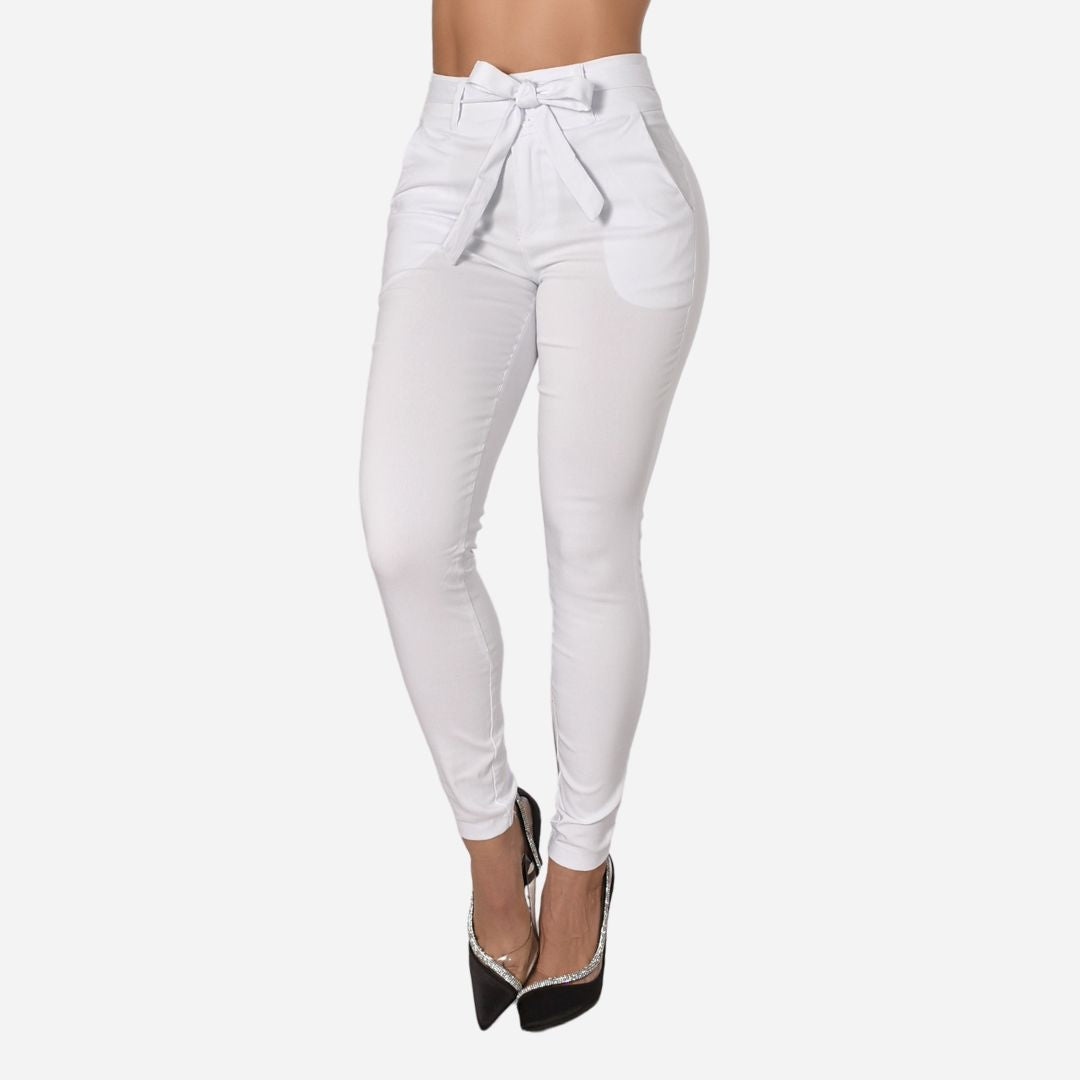 Pantalón De Dama Con Anudado Ref. 472