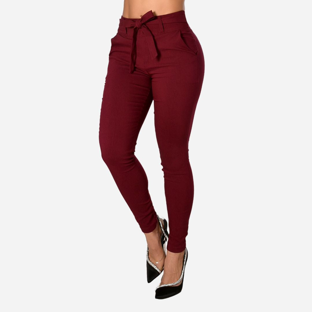 Pantalón De Dama Con Anudado Ref. 472
