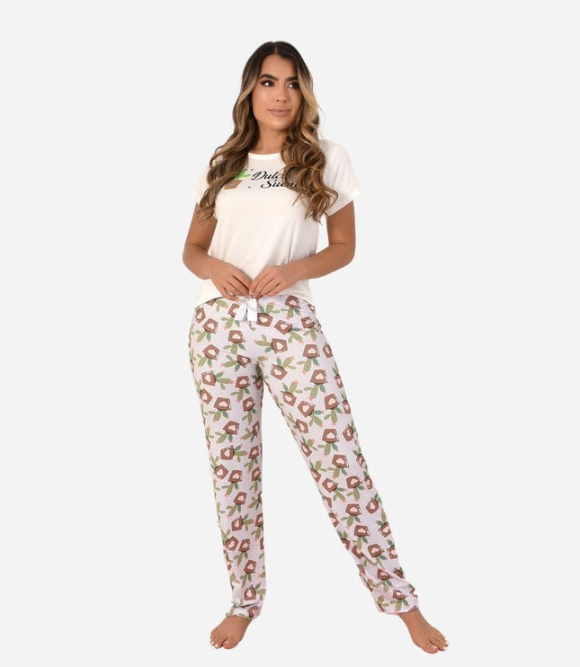 Pijama de Dama Blusa + Pantalon Ref. 51401-018