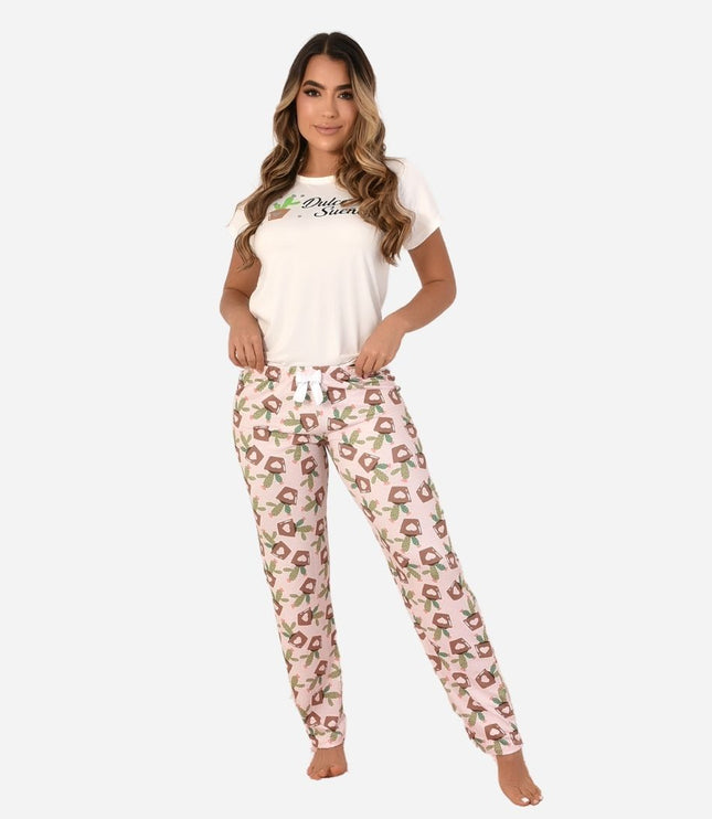 Pijama de Dama Blusa + Pantalon Ref. 51401-018