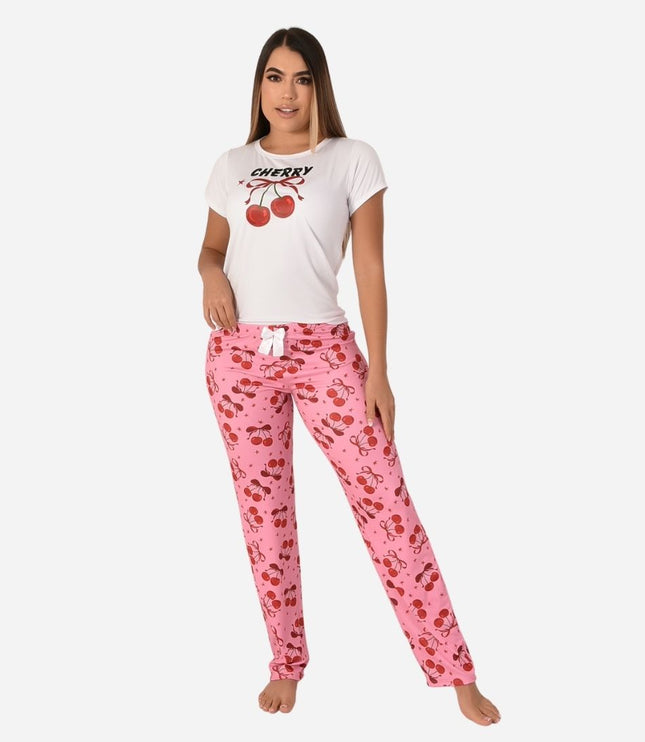 Pijama De Dama Blusa + Pantalon Ref. 51401-020