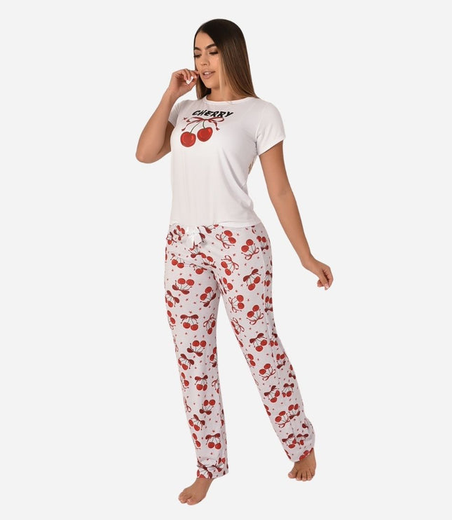 Pijama De Dama Blusa + Pantalon Ref. 51401-020