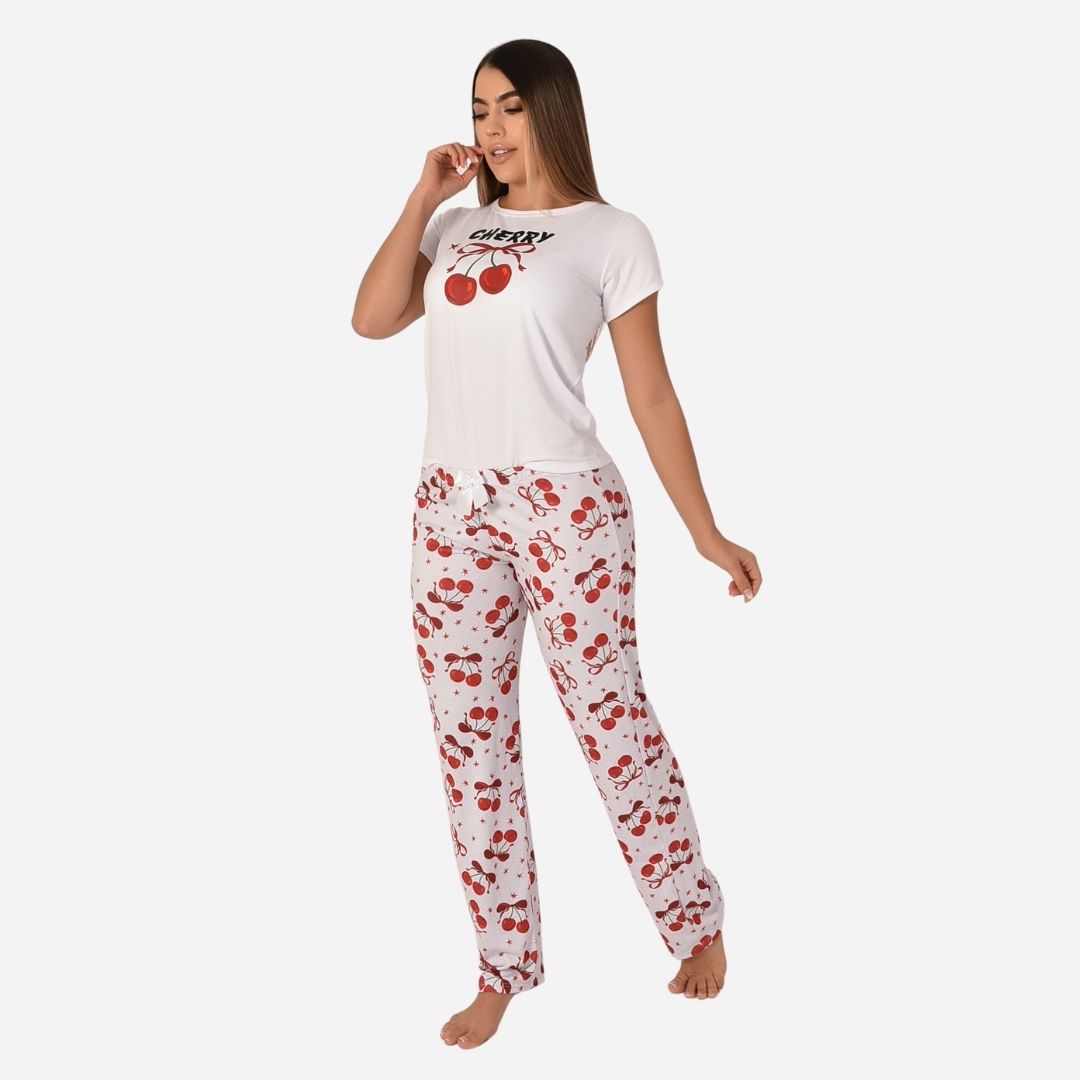 Pijama De Dama Blusa + Pantalon Ref. 51401-020