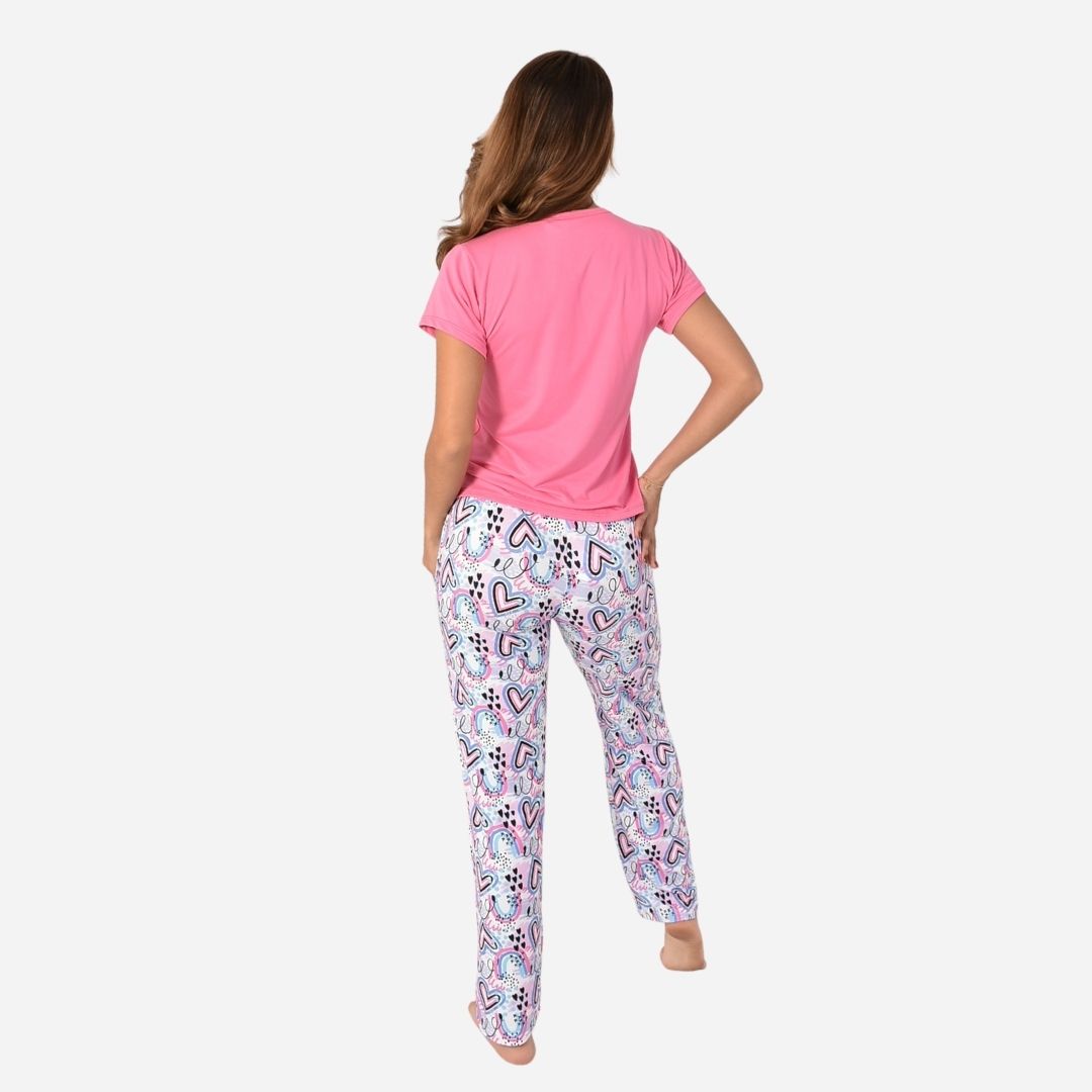 Pijama De Dama Blusa + Pantalon Ref. 51401-024