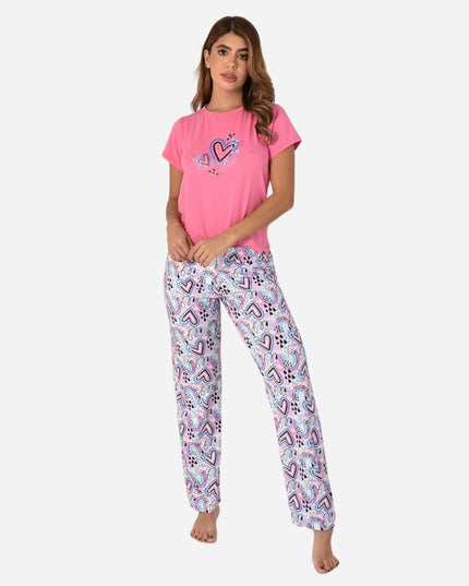 Pijama De Dama Blusa + Pantalon Ref. 51401-024