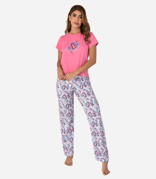 Pijama De Dama Blusa + Pantalon Ref. 51401-024