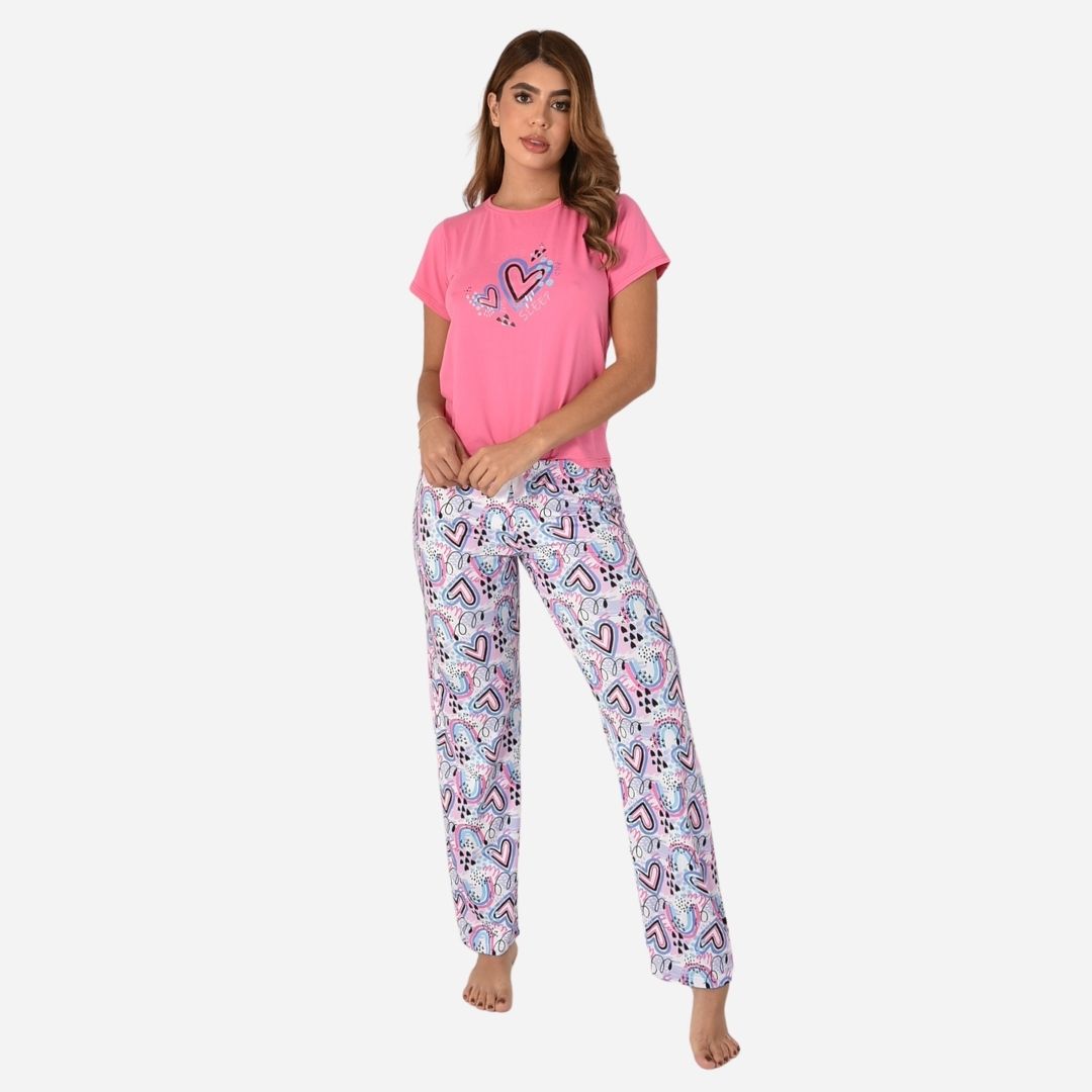 Pijama De Dama Blusa + Pantalon Ref. 51401-024