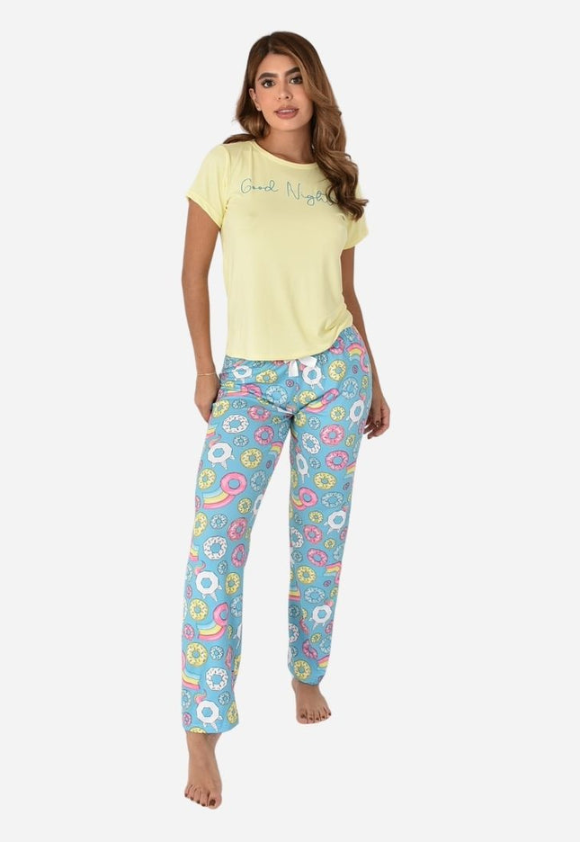Pijama De Dama Blusa + Pantalon Ref. 51401-025
