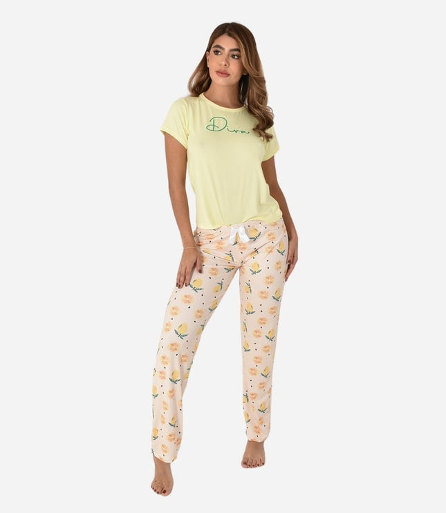 Pijama De Dama Blusa + Pantalon Ref. 51401-026