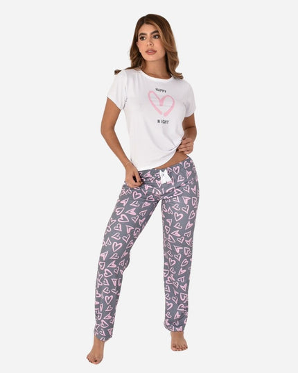 Pijama De Dama Blusa + Pantalon Ref. 51401-027