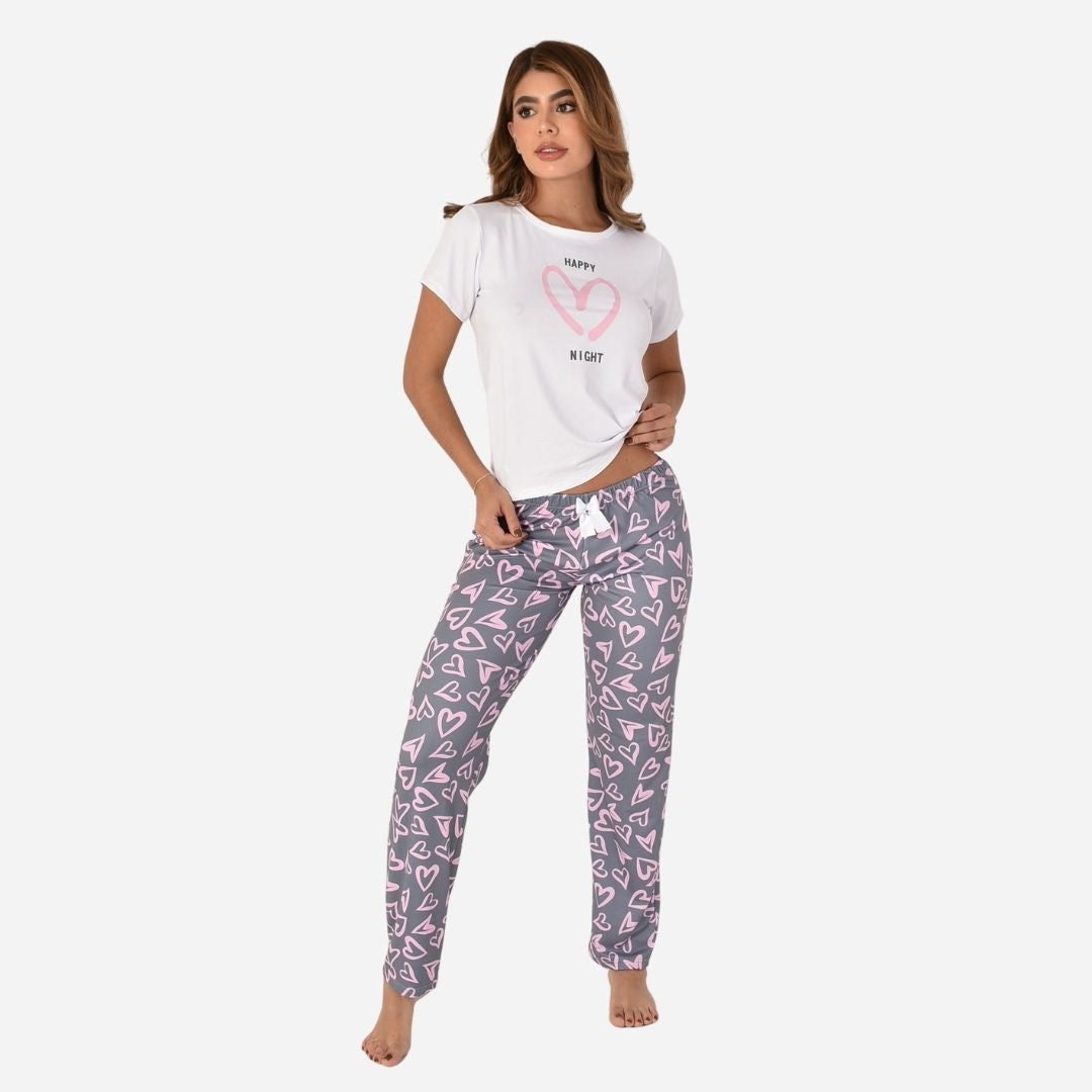 Pijama De Dama Blusa + Pantalon Ref. 51401-027