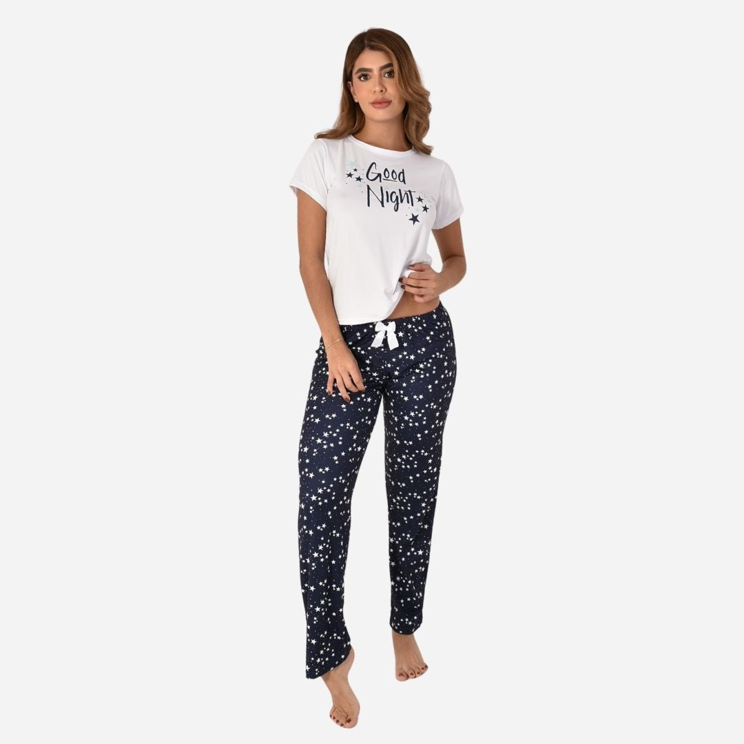 Pijama De Dama Blusa + Pantalon Ref. 51401-029