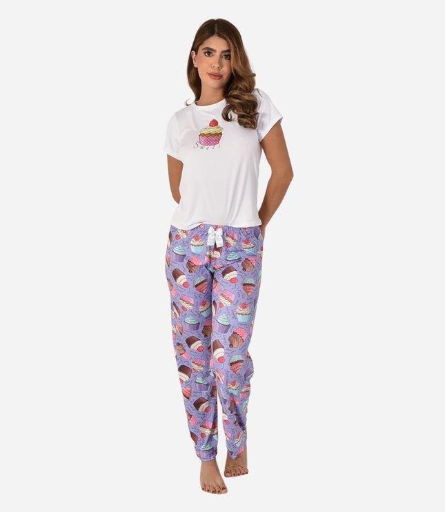 Pijama De Dama Blusa + Pantalon Ref. 51401-030
