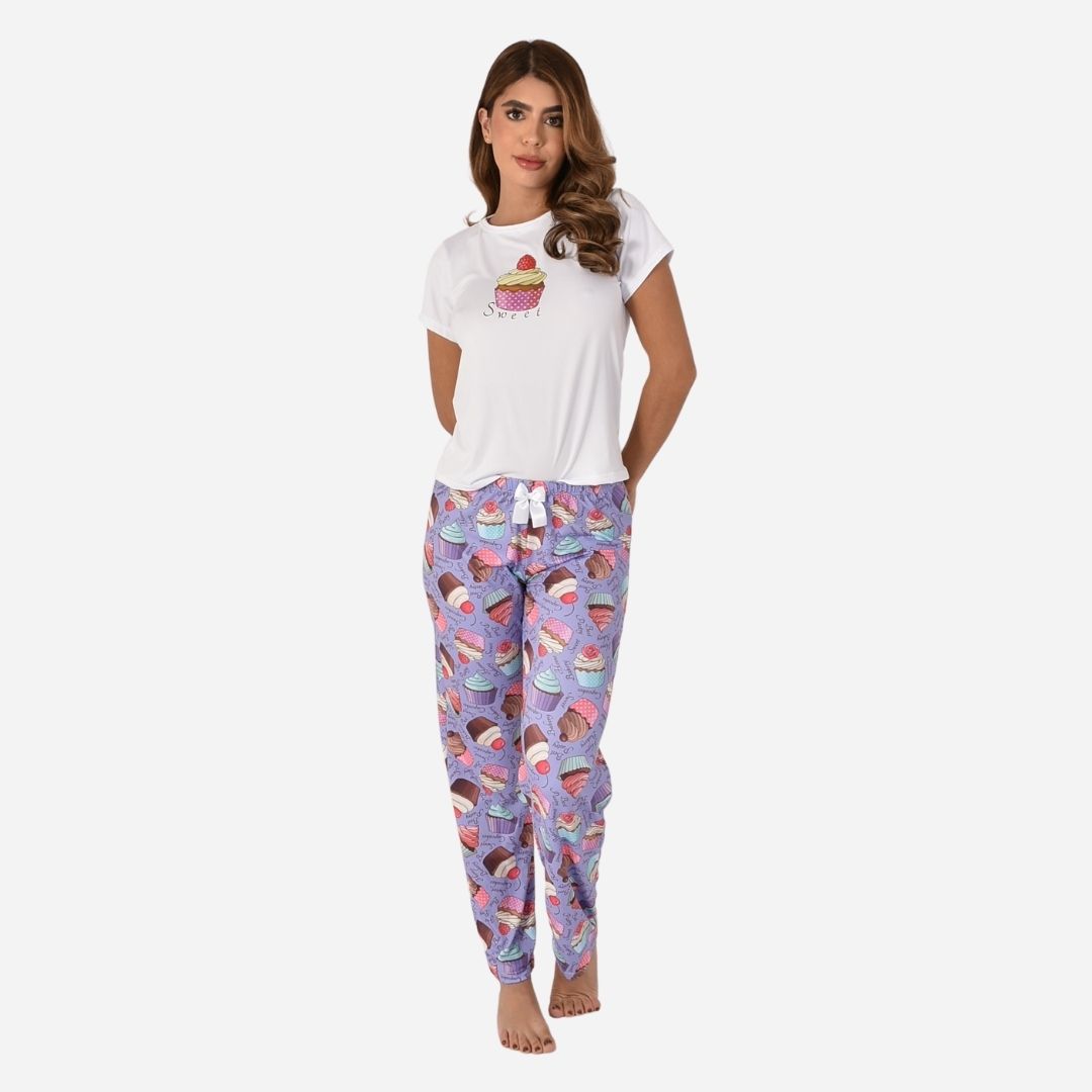 Pijama De Dama Blusa + Pantalon Ref. 51401-030