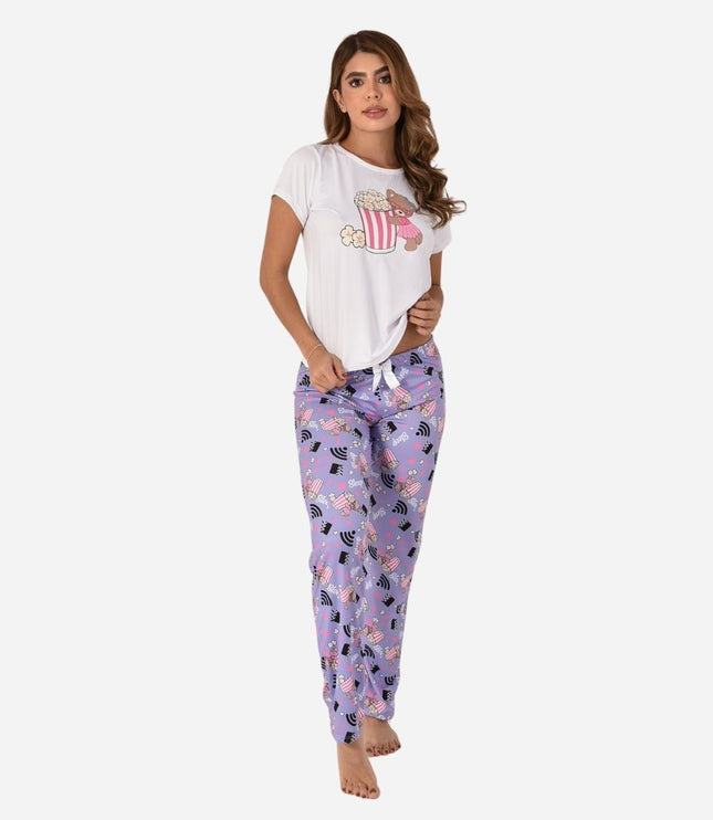 Pijama De Dama Blusa + Pantalon Ref. 51401-033