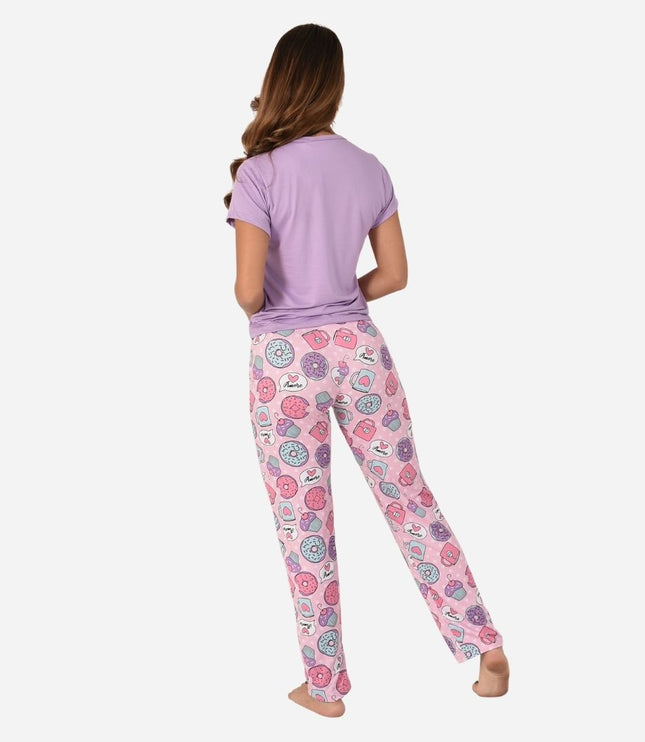 Pijama De Dama Blusa + Pantalon Ref. 51401-034