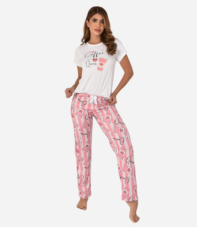 Pijama De Dama Blusa + Pantalon Ref. 51401-035