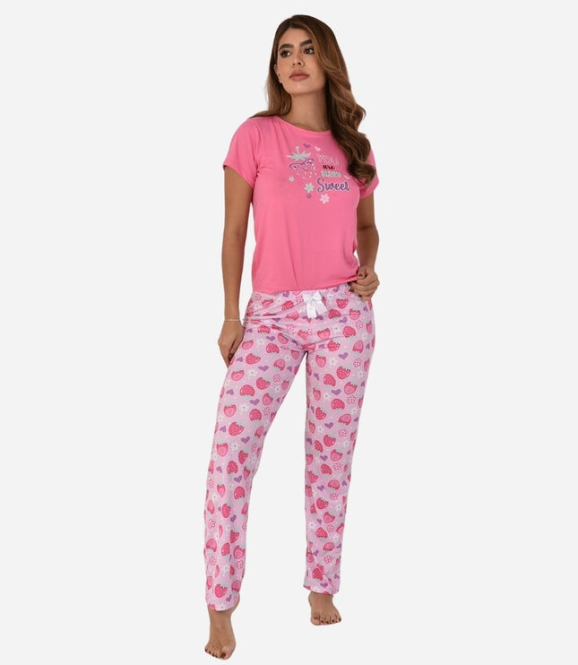 Pijama De Dama Blusa + Pantalon Ref. 51401-038