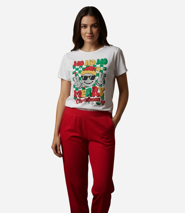 Pijama De Dama Camiseta + Pantalon Ref. 51401-042