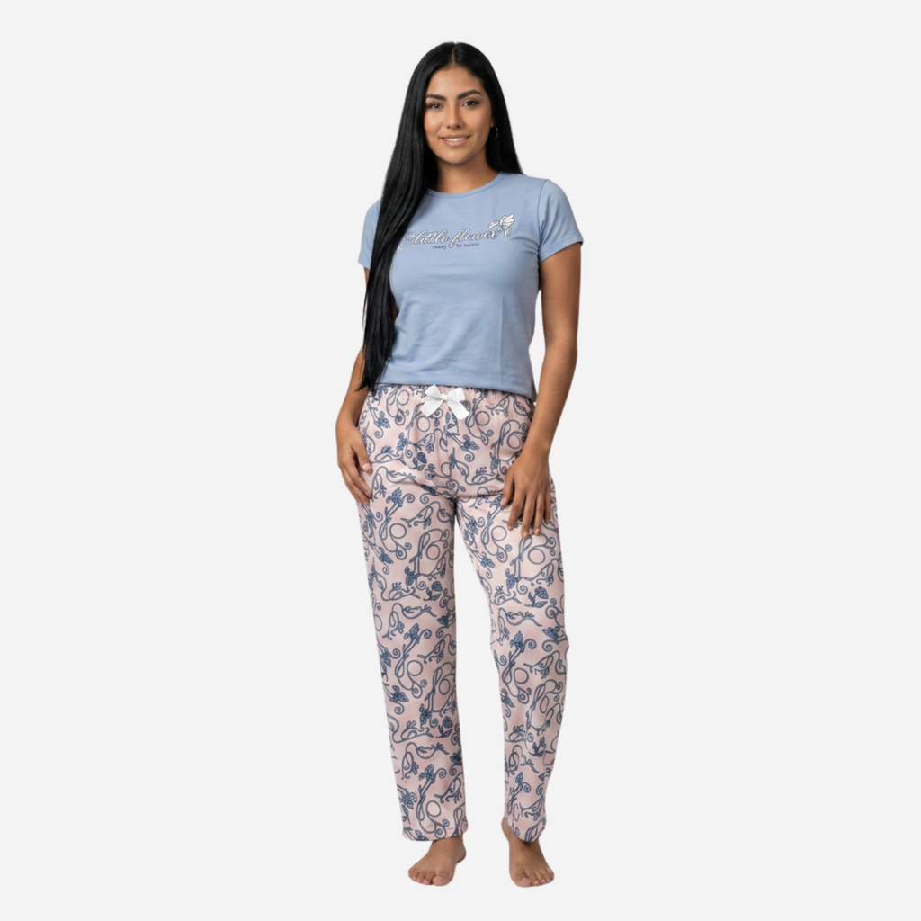 Pijama de Dama Blusa + Pantalón Ref. 51401-060