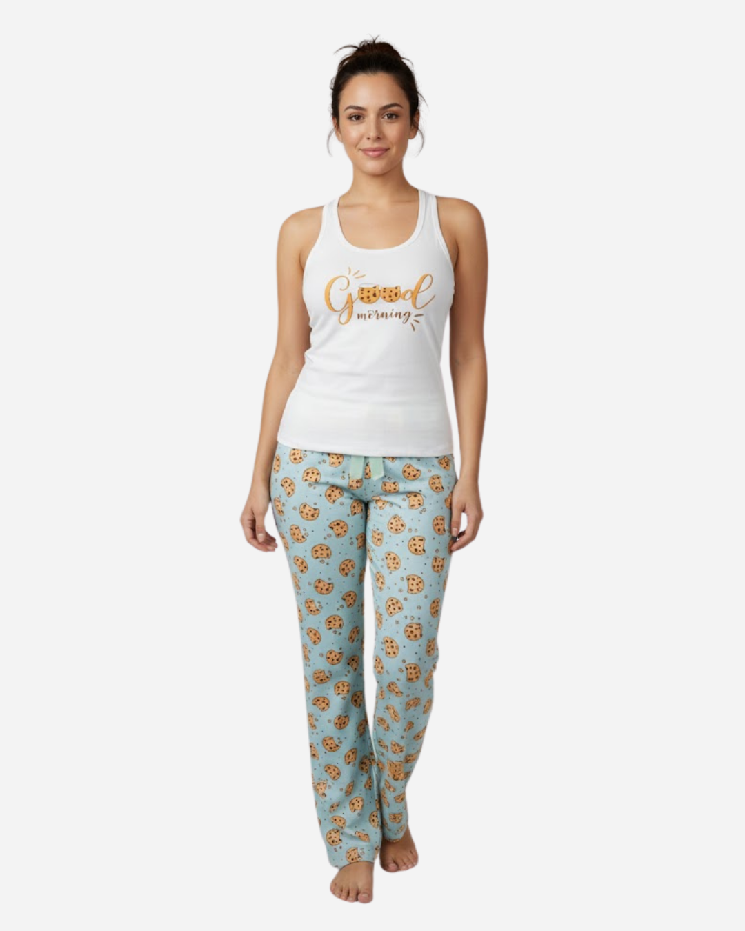 Pijama De Dama Blusa + Pantalon Ref. 51402-011