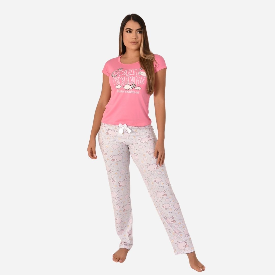 Pijama de Dama Blusa + pantalon Ref. 51403-001