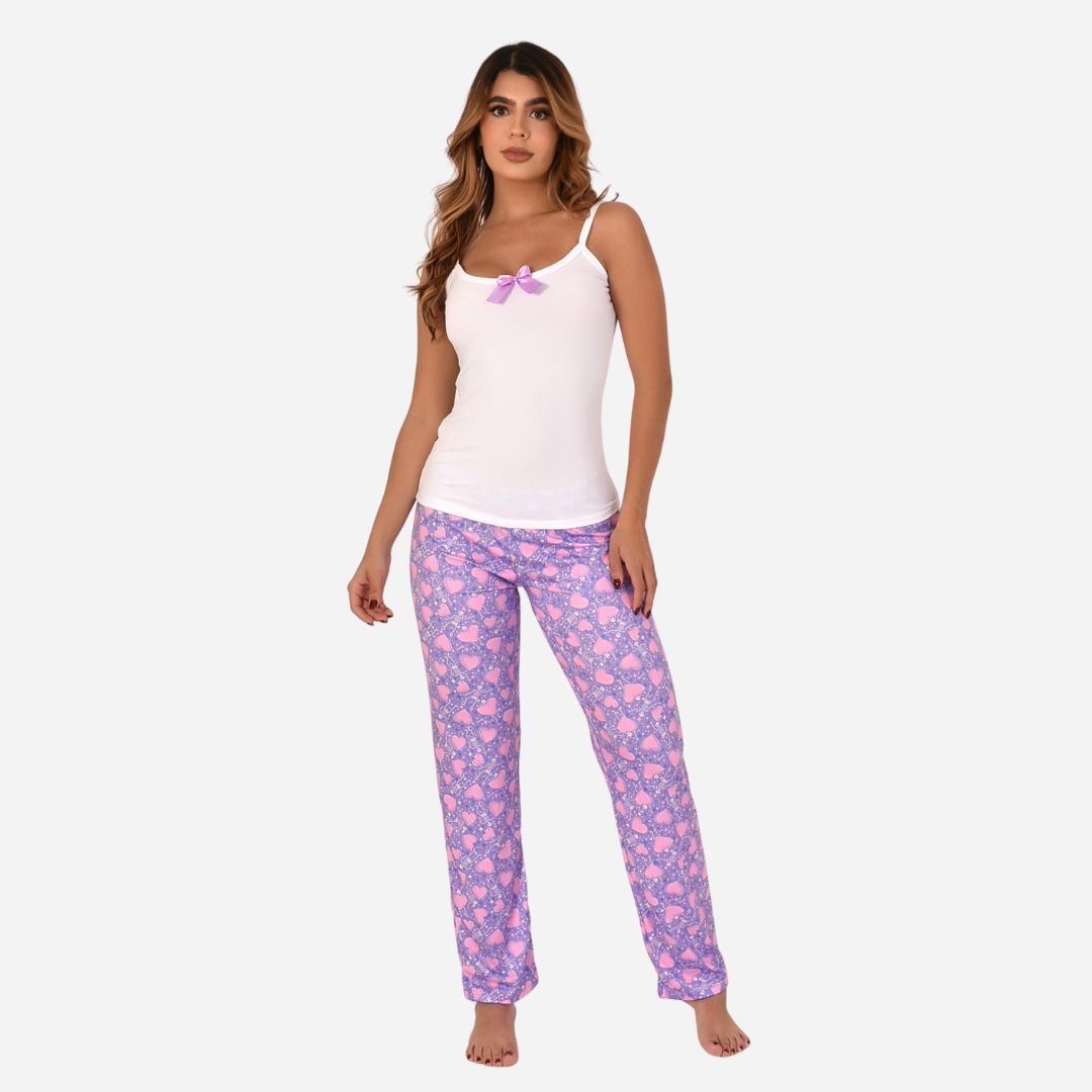 Pijama de Dama Blusa + Pantalón Ref. 51404-001