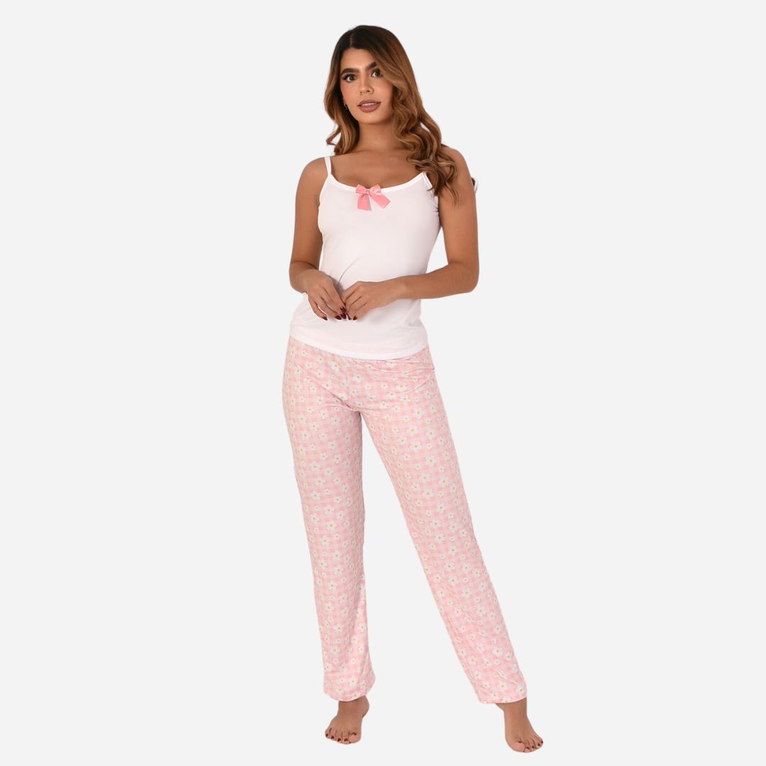 Pijama de Dama Blusa + Short Ref. 51404-004