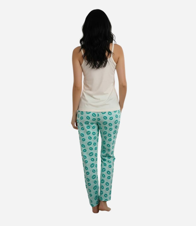 Pijama De Dama Blusa + Pantalón Ref. 51404-017