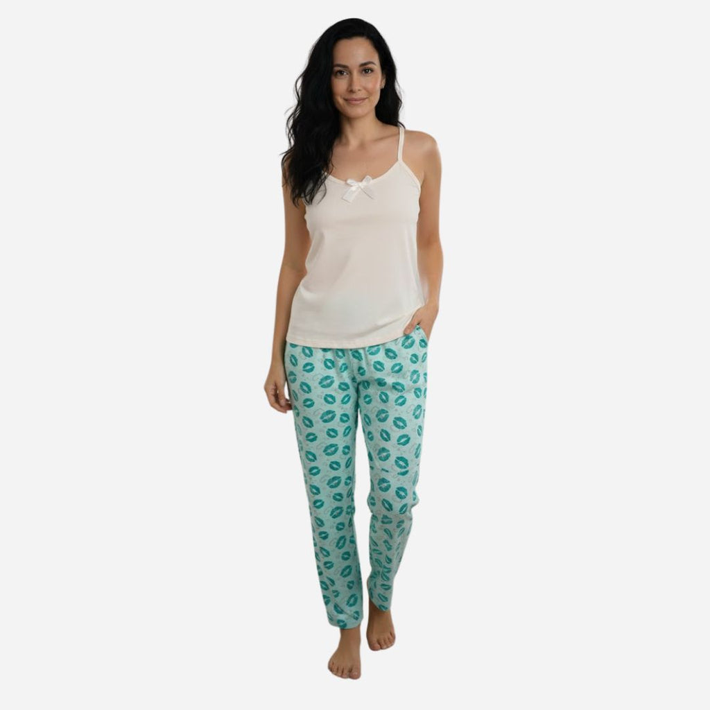 Pijama De Dama Blusa + Pantalón Ref. 51404-017