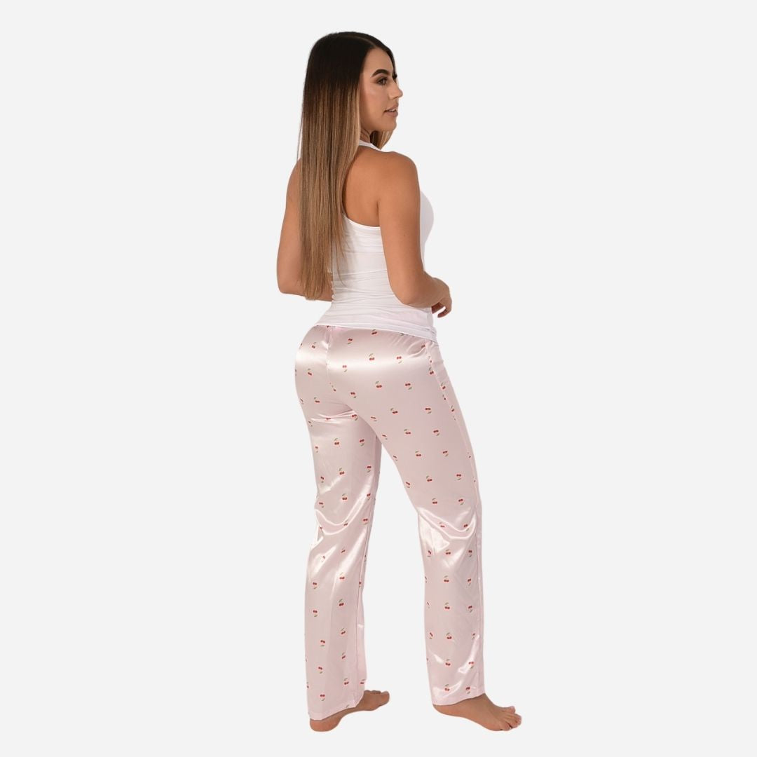 Pijama De Dama Satin Blusa + Pantalon Ref. 514081