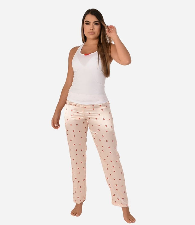 Pijama De Dama Satin Blusa + Pantalon Ref. 514081