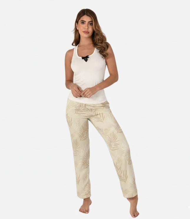 Pijama De Dama Satin Blusa + Pantalon Ref. 514082