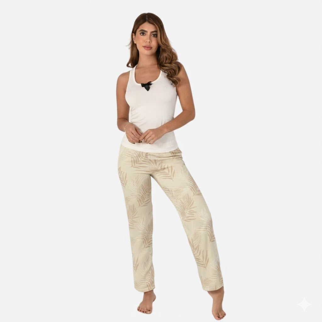 Pijama De Dama Satin Blusa + Pantalon Ref. 514082
