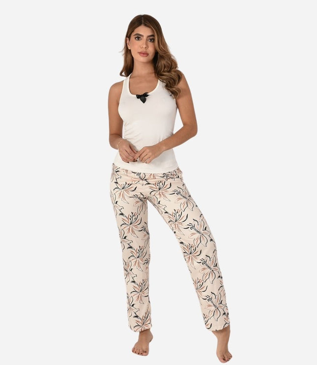 Pijama De Dama Satin Blusa + Pantalon Ref. 514082