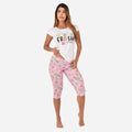 Pijama De Dama Blusa + Capri Ref. 51433-001